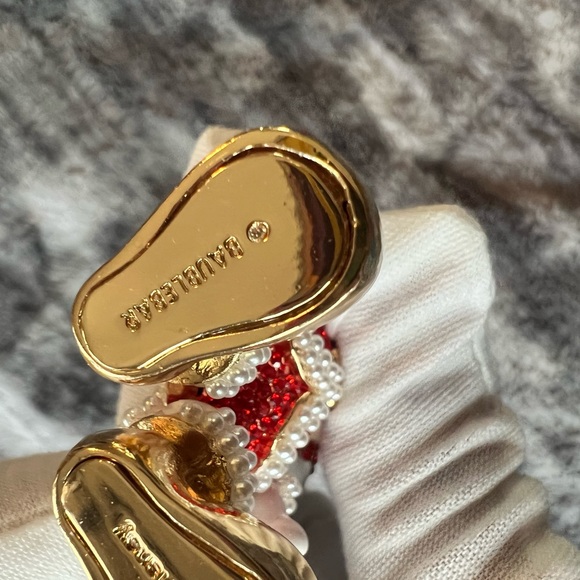 Disney/BaubleBar Mickey Mouse Bag Charm Purse Charm Keychain Xmas Edition - Picture 6 of 10